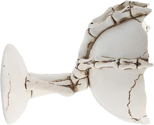 Miniatura 10 de TOYANDONA Soporte para dulces de manos de esqueleto, cuenco de Halloween, soporte para plantas, soporte para bolígrafo de oficina, adornos de