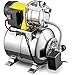 Produktbild TROTEC Hauswasserpumpe TGP 1025 ES ES Rasensprenger Gartenpumpe 1000 W 3300 l/h Kapazität Edelstahl