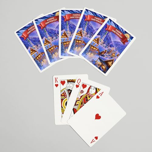Baraja de cartas Poker Pacific Northwest 52 cartas miniatura 7