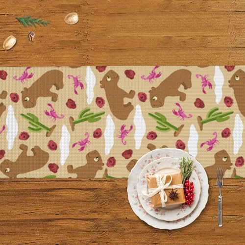 Chemin de table Capybara stable pour table sans glisser - 6