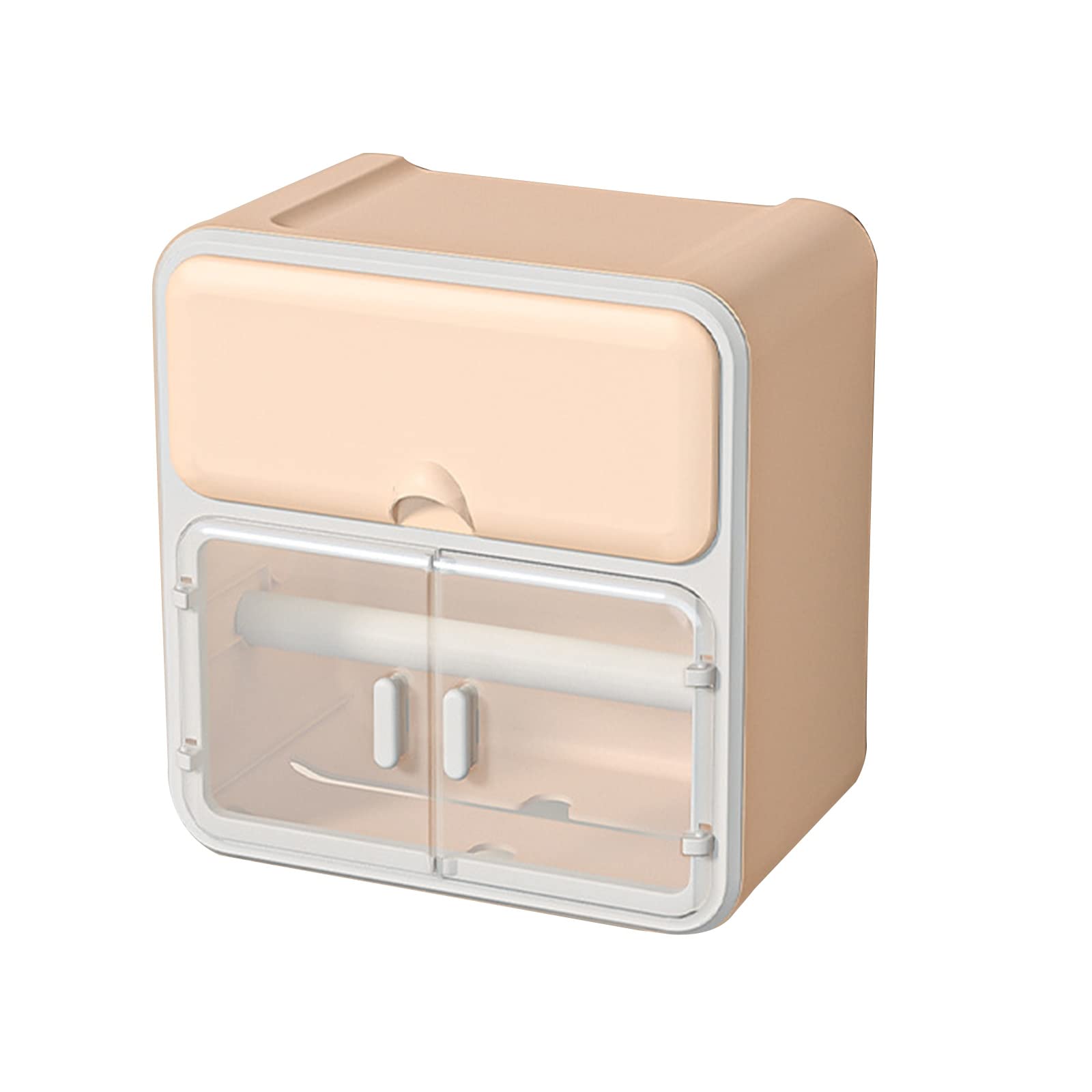 Tsophreniq Wall Mounted Tissue Box Hanging Paper Towel Holder Toilet for Bathroom Dormitory Wall Window Organization Towel Holder