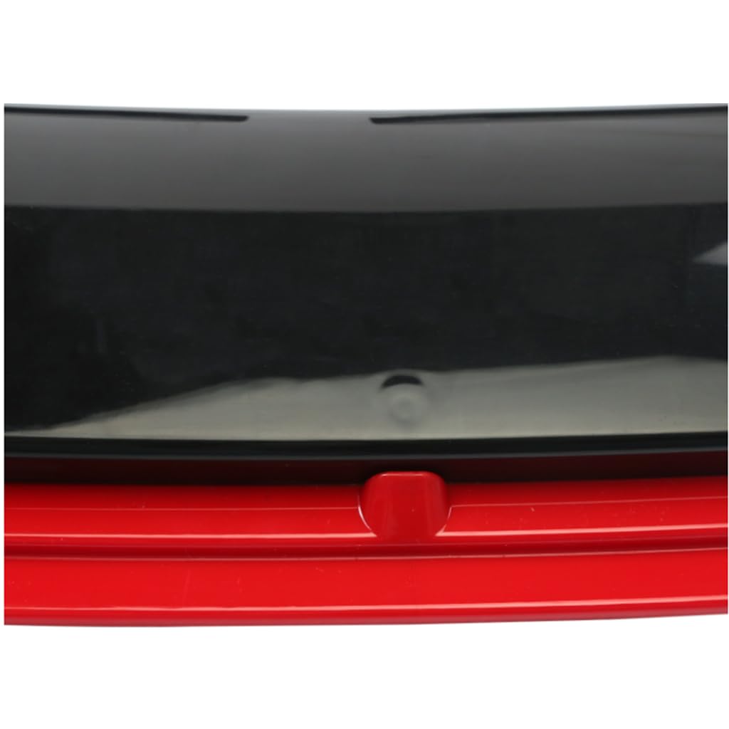 Auto Spoiler Frontali per Alfa Romeo Mito 2008-2019,Anticollisione Paraurti Anteriore Spoiler Lip Splitter per Il Mento sul Labbro Accessori Modificato,A-Red