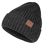 ZASFOU Bonnet d'hiver tricoté pour Homme et Femme avec Doublure en Polaire Chaude et Douc...