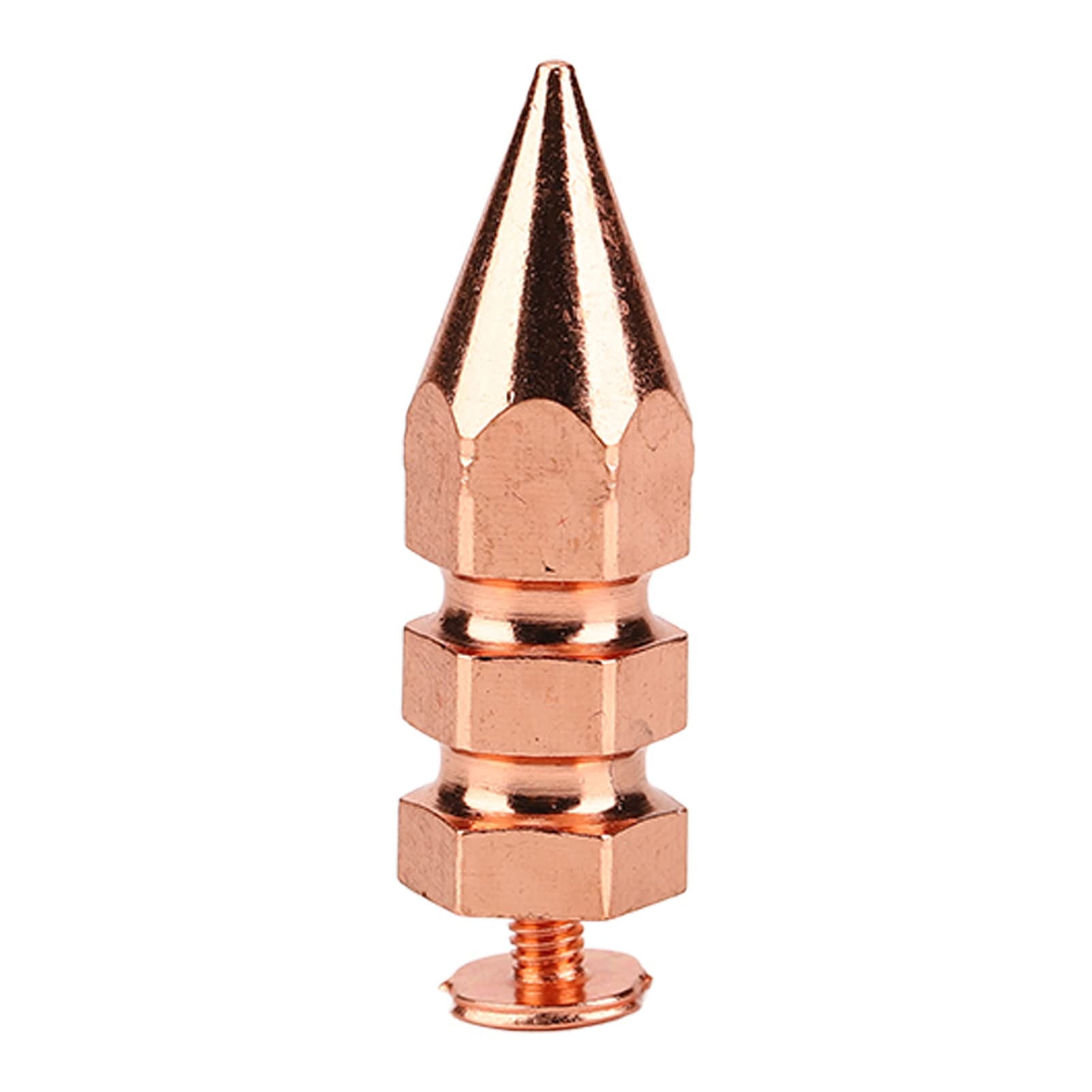 Remaches de Metal Galvanizado de Oro Rosa con Forma de Cono Punk para Decoración de Ropa, Zapatos y Bolsos (latón 2)