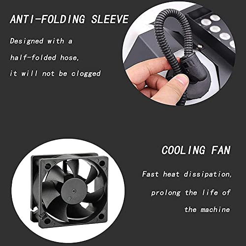 Máquina de humo de 1500 W, efecto escénico con pulverización vertical, para escenario, concierto, boda y fiesta miniatura 6