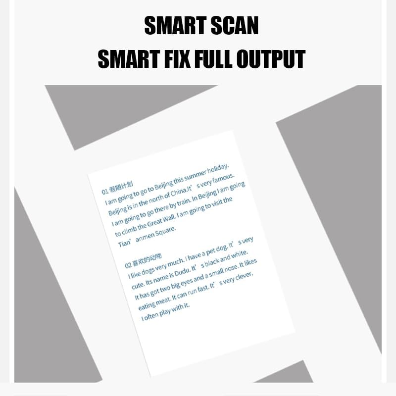 Miniatura 6 de Pro Portable Book Scanner, Professional Book Scanner, Dual Camera Design, 5 Million Pixels Camera, Capture Size A4, Auto-Flatten, for DesktopLaptop