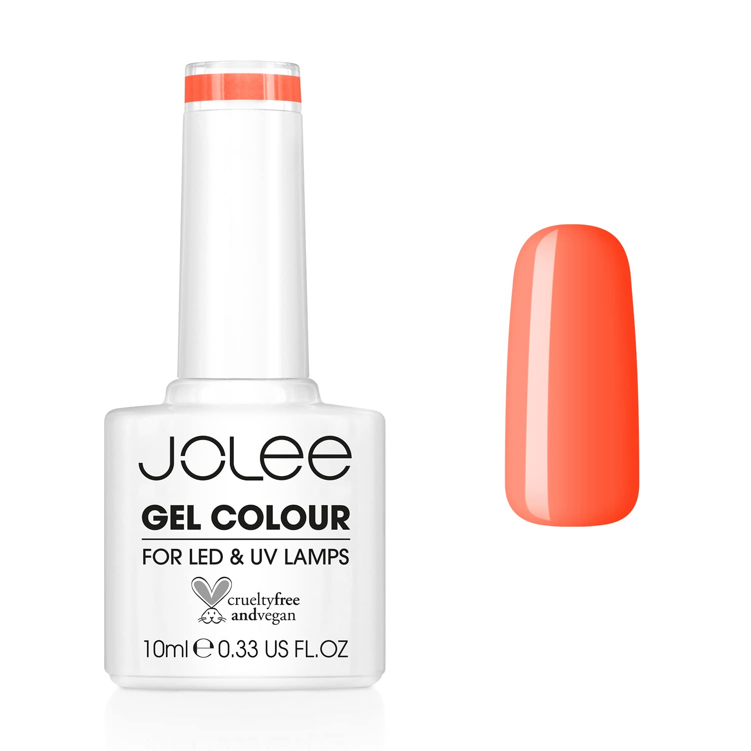 Nail Gel Polish 10ml [Bubble Gum] UV/LED Soak-Off Nail Art Manicure Pedicure for Professional, Salon & Home Use [Yellow/Orange Range] - Long Lasting & Easy to Apply - Vegan & Cruelty Free