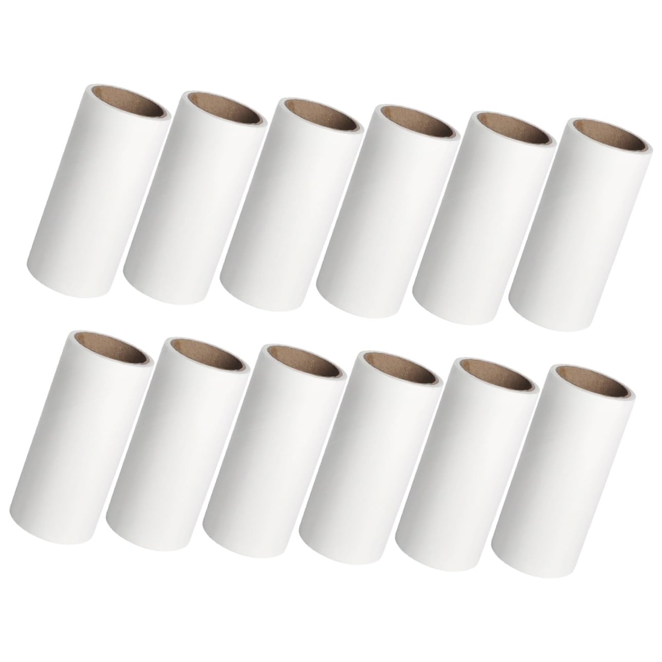 DOITOOL 12 Piezas Quitapelusas Portátil de Resistente Rodillo Adhesivo para Eliminar Pelo de Mascotas Pelusas y Suciedad Ropa Sofá Coche y Hogar sin Dañar Tejidos ni Dejar Residuos