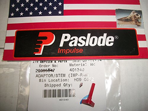 Paslode Parte # 401340 adaptador de haste de combustível (vermelho)
