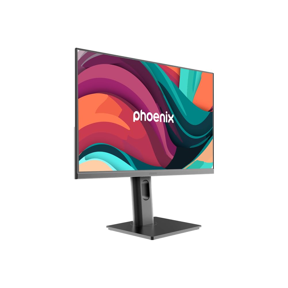 Phoenix Technologies Monitor Phoenix Essence 24 Pro 27" IPS Grado A+ Full HD 1920x1080 100Hz Conectividad HDMI, DisplayPort, VGA Altavoces integrados Ajuste ergonómico Filtro de luz