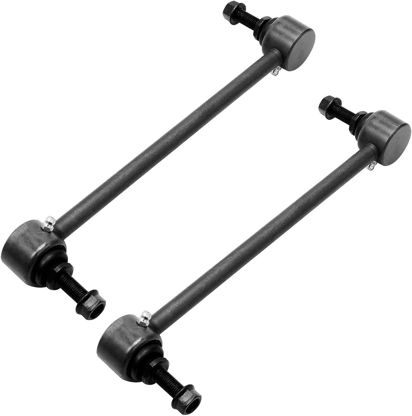 Detroit Axle - Front 6pc Suspension Kit for 07-11 Nissan Versa, 2 Lower Ball Joints 2 Outer Tie Rods 2 Stabilizer/Sway Bars 2007 2008 2009 2010 2011 Replacement
