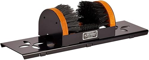 Raspador de zapatos con base portátil, limpiador de botas con cepillos de limpieza para todos los tamaños de zapatos