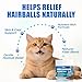 Just Try 300 Bites Hairball Control Cat Treats - Hairball Treatment & Relief for Cats - with Cat Grass, Pumpkin, & Omega-3 Fish Oil, Crunchy Chicken Flavor Crunchy Bites