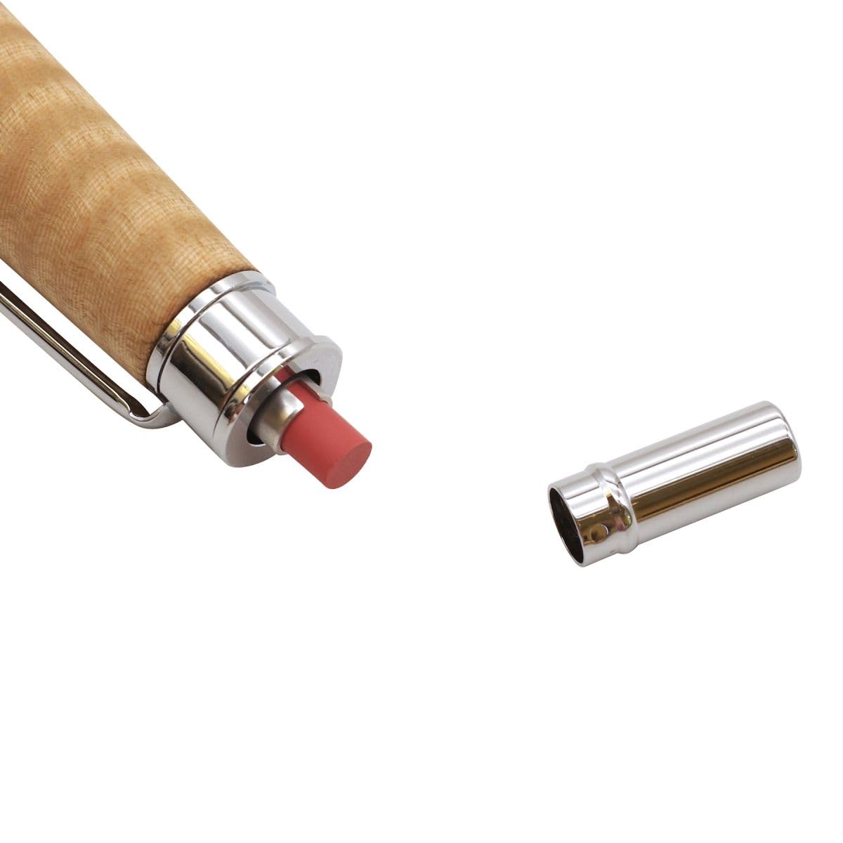 Amazon.co.jp: 木軸 シャープペンシル 0.5mm【栃上縮み杢】木軸ペン