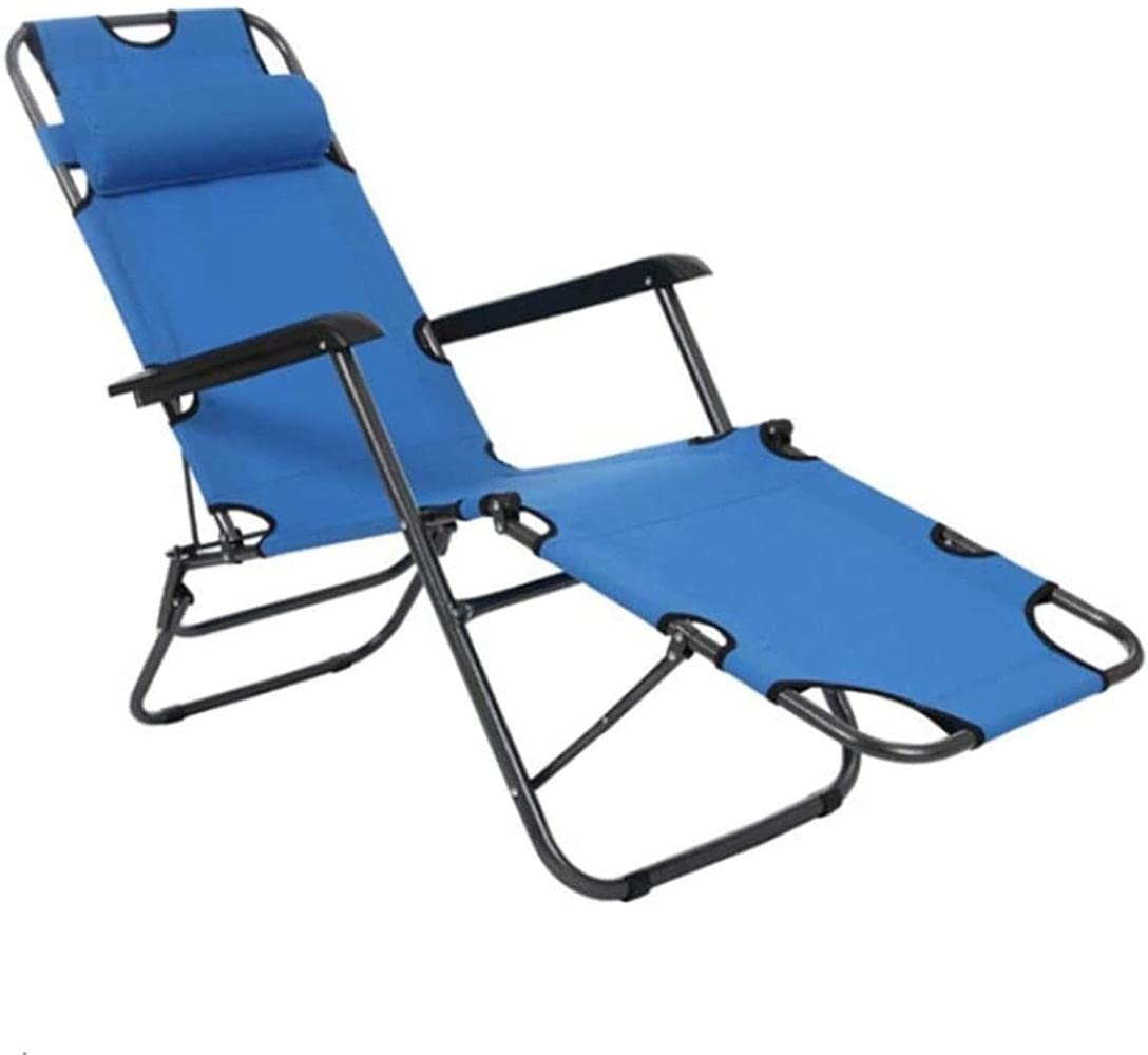 Chaise longue pliante haut de gamme 178cm avec structure de jardin réglable