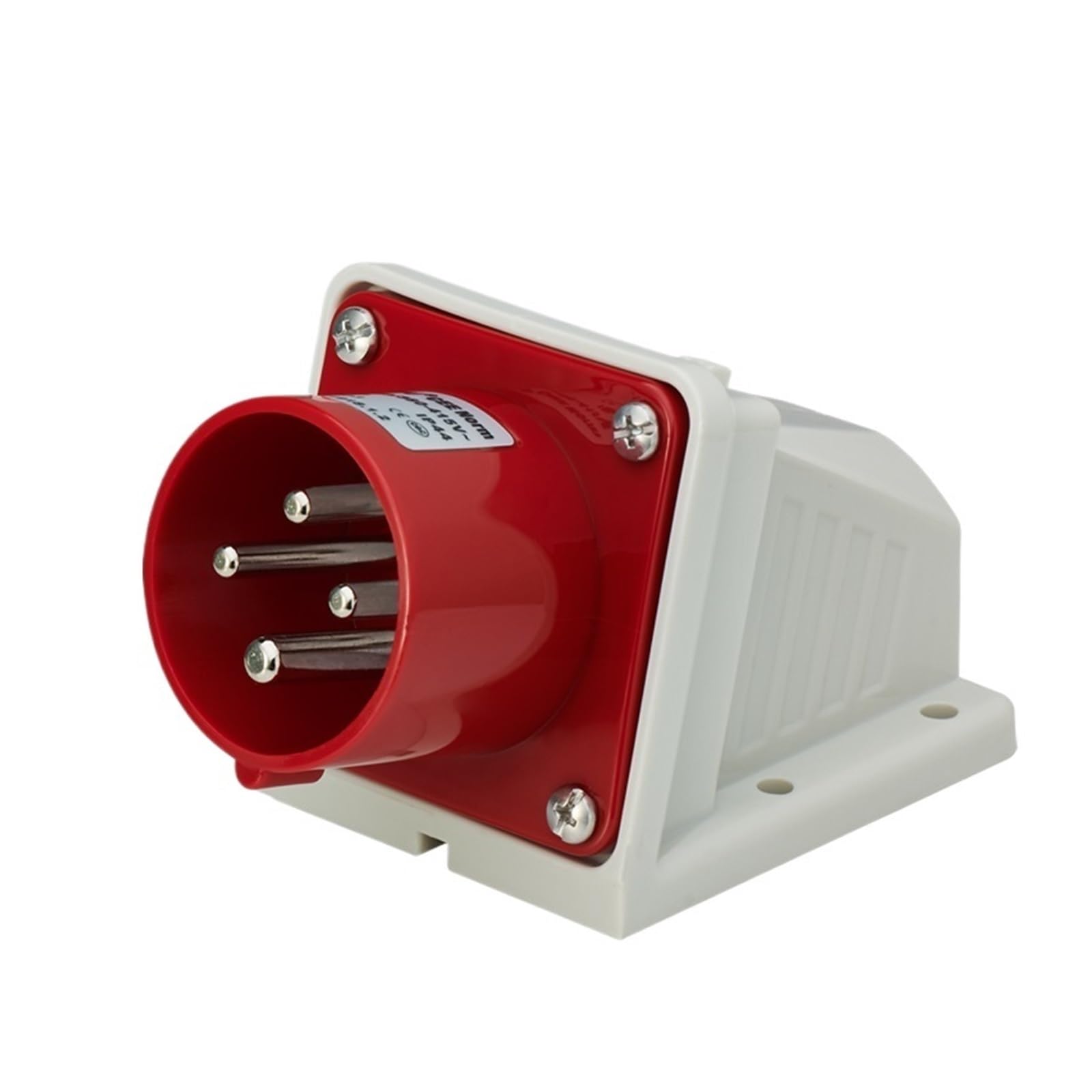 Spina Industriale Impermeabile a 4 Poli 16A Presa Chiara e Scura connettore CEE 6818TYP283(Exposed Plug)