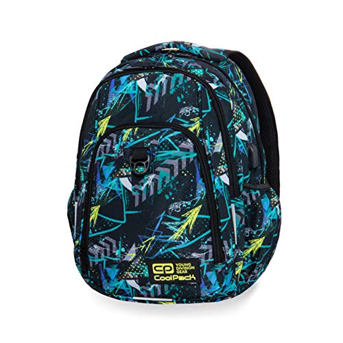 CoolPack: Mochila Strike Palms Tangle Scribbles puerto USB   linterna de regalo