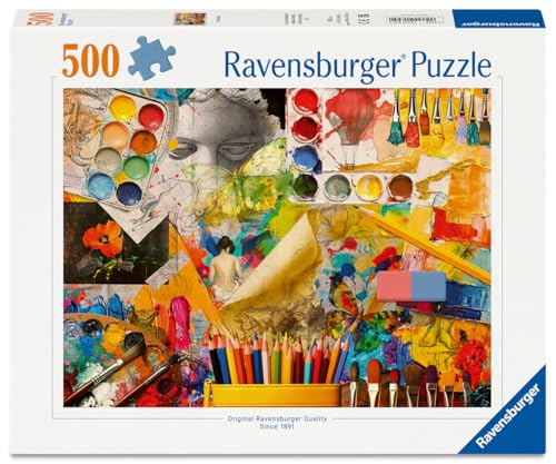 Ravensburger - Puzzle 500 pièces - Studio d’Art