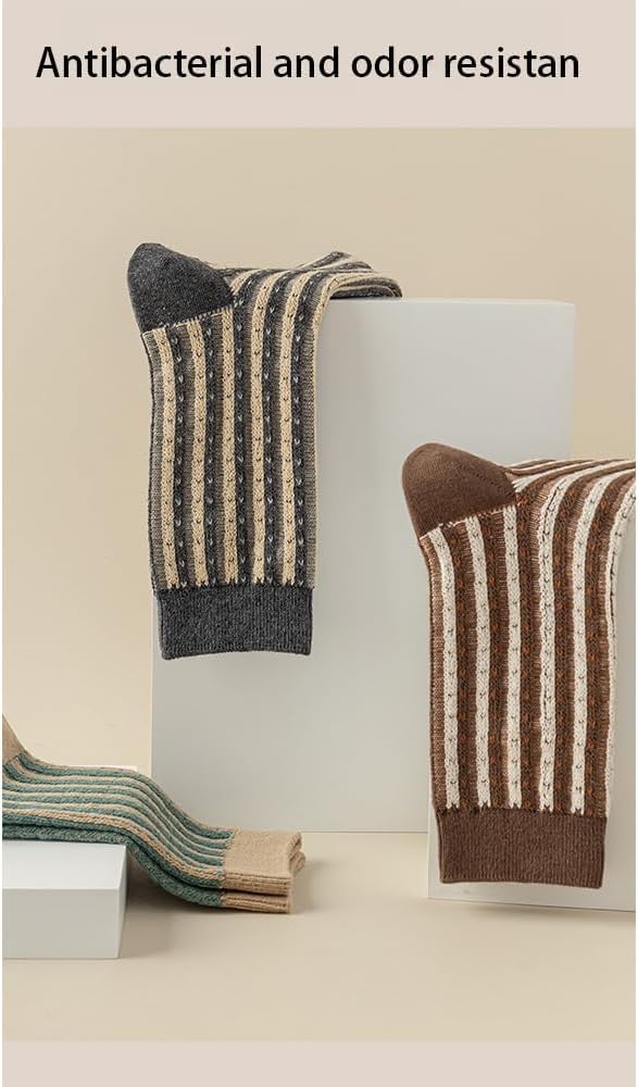 Chaussettes Basses 5 Paires de Chaussettes Automne et Hiver Chaussettes en Coton Chaussettes pour Hommes Chaussettes Hautes Chaussettes Confortables Chaussettes Respirantes Coupe Confortable