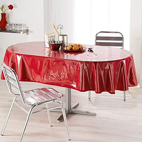 Décor Ligne CDaffaires-Mantel de Cristal Ovalado Transparente Cover