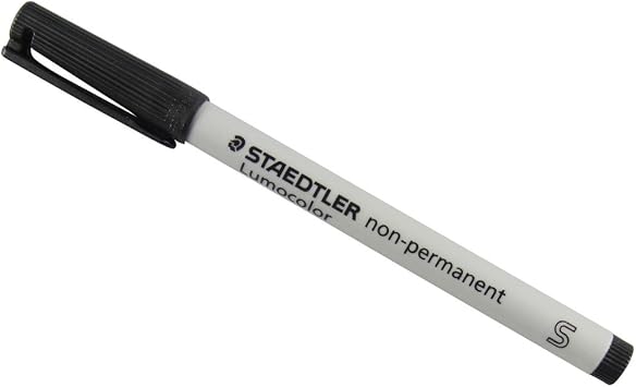 Lumocolor Watersoluble Marker Super Fine Blk Pack of 1