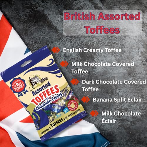 Walkers Nonsuch Assorted Toffees & Chocolate Eclairs , 150 G (1Er Pack)