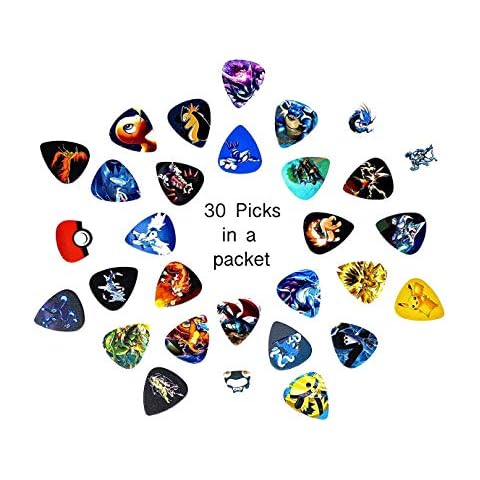 Pokemon Guitar picks (Mega Edition)(Collectibles)(30 picks in a Packet) Cover