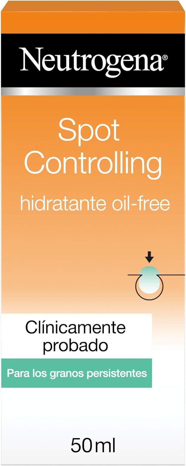 Neutrogena Spot Controlling Hidratante Viso | Crema Oil-Free con Acido Salicílico