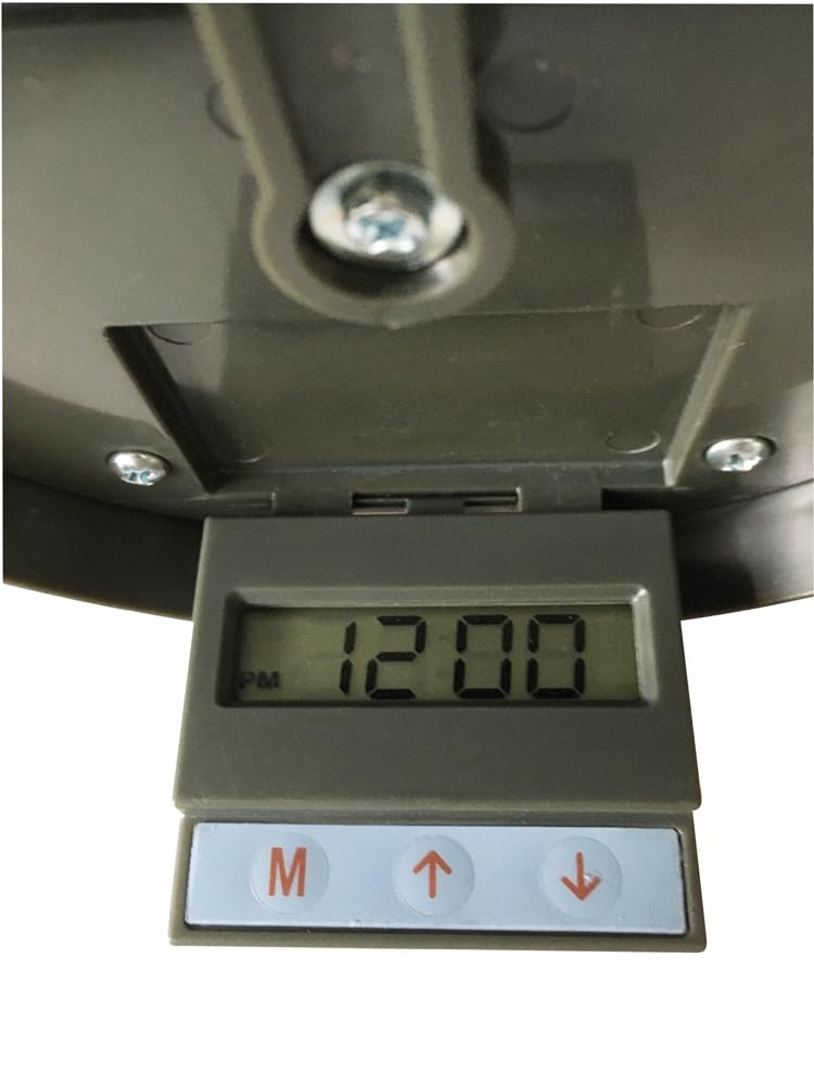 Berger + Schröter Wild-Futter - Máquina de esparcir Doble con Reloj Digital