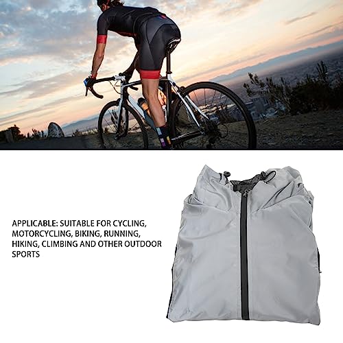 Gavigain Cycling Cycling Jackets for Men Waterproof Windbreaker with Bright Reflective Hooded Raincoat for Running Hiking Climbing (XL)