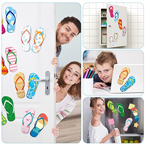 Imanes decorativos flip flop para puerta, pack de 12 miniatura 7