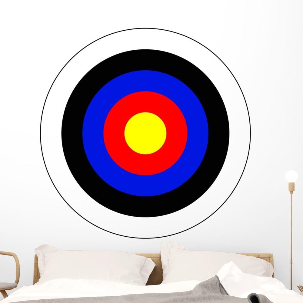 Wallmonkeys WM37715 Bullseye Peel and Stick Wall Decals, 48" H x 48" W-Extra Large