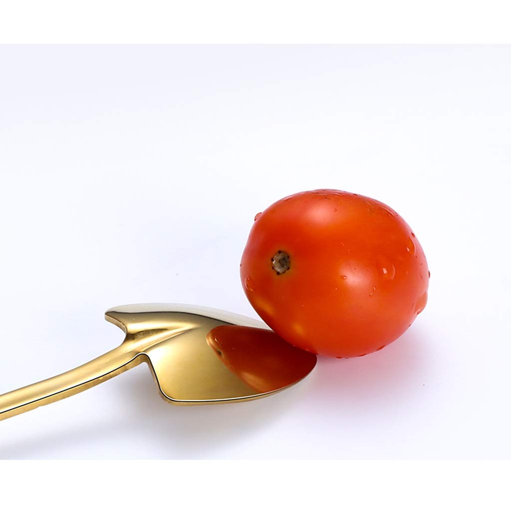 Cucharas de té, cucharas de postre, cuchara de café creativa de acero inoxidable, cuchara for helado, cucharas de azúcar, helado, té, cucharas for agitar, cucharas de café expreso, cucharas de sopa (c