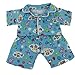 Pyjama bleu "nounour" - 40cm - Vêtements pour nounours, ours en peluche, animaux en peluche - Build a Bear