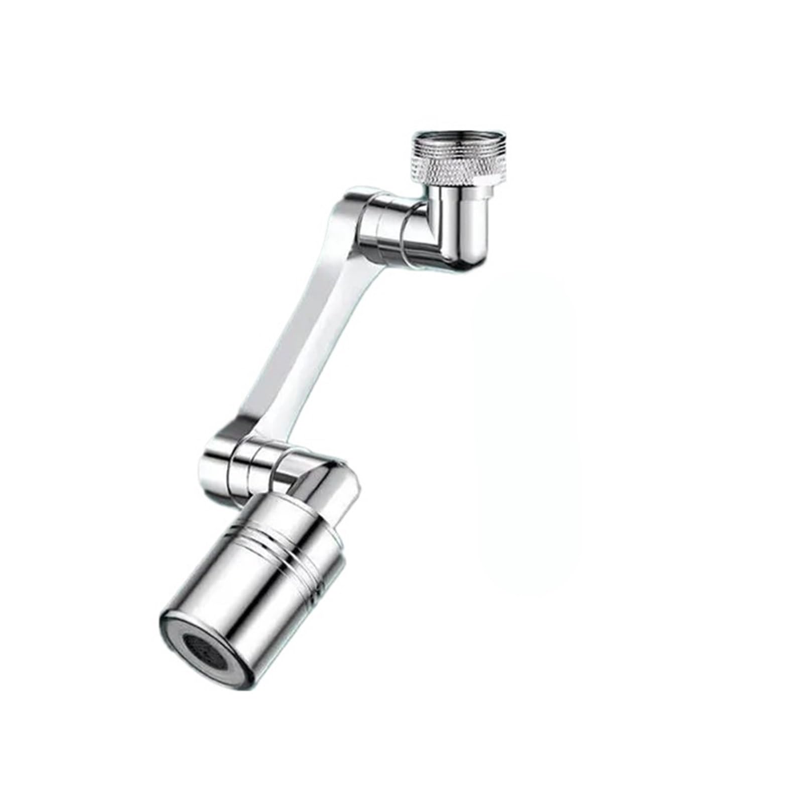 Copper Faucet Extender Aerator Bubbler Nozzle 1080° Universal Rotation Faucet Sprayer Head for Kitchen Tap Washbasin Robot Arm(1080 Degree Double)