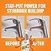 CLR Brands Calcium, Lime & Rust Remover with Cling, 22 oz. Spray Bottle, Adheres to Hard-to-Reach Surfaces, Blasts Calcium, Dissolves Lime Deposits, Zaps Stubborn Rust Stains and Hard Water Deposits