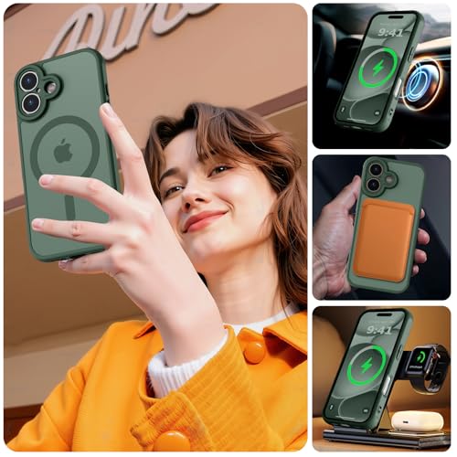Image of MOCCA Magnetic Shockproof for iPhone 17 Case,Midnight Green