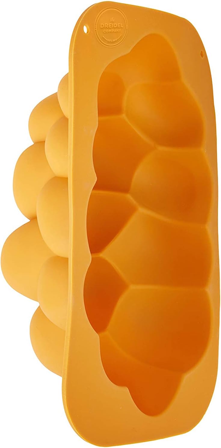 The Dreidel Company Silicone Challah Braid Bread Mold Bakeware, Perfect Kosher Challah Braided Baking Mold Pan, No Shaping Required, Large (Single)