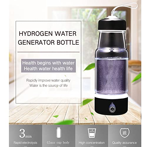 Bouteille d'eau hydrogénée portable PAHION en verre borosilicaté 420ml - 6