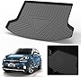 Elsetyler Cargo Liner for 2021 2022 Seltos - Black TPO All Weather Heavy Duty Waterproof Rear Cargo Tray Trunk Floor Mat Protector Compatible with 2021 2022 Kia Seltos