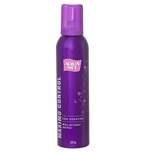 Mousse para rizos con keratina - Aqua Net mousse curly hair with keratin