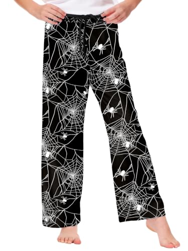 Image of Remimi Girl Boy Plaid Pants Drawstring Summer Casual Loose Bottoms 5-14 Years
