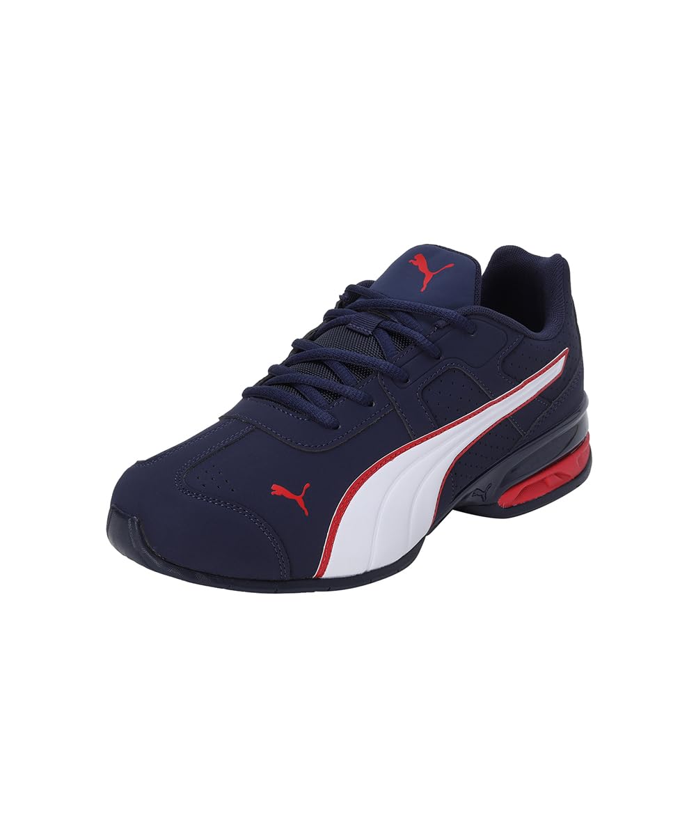 PUMA Tazon 7 Evo unisex-adult Road Running Shoe 44 EU Puma Navy for All Time Red