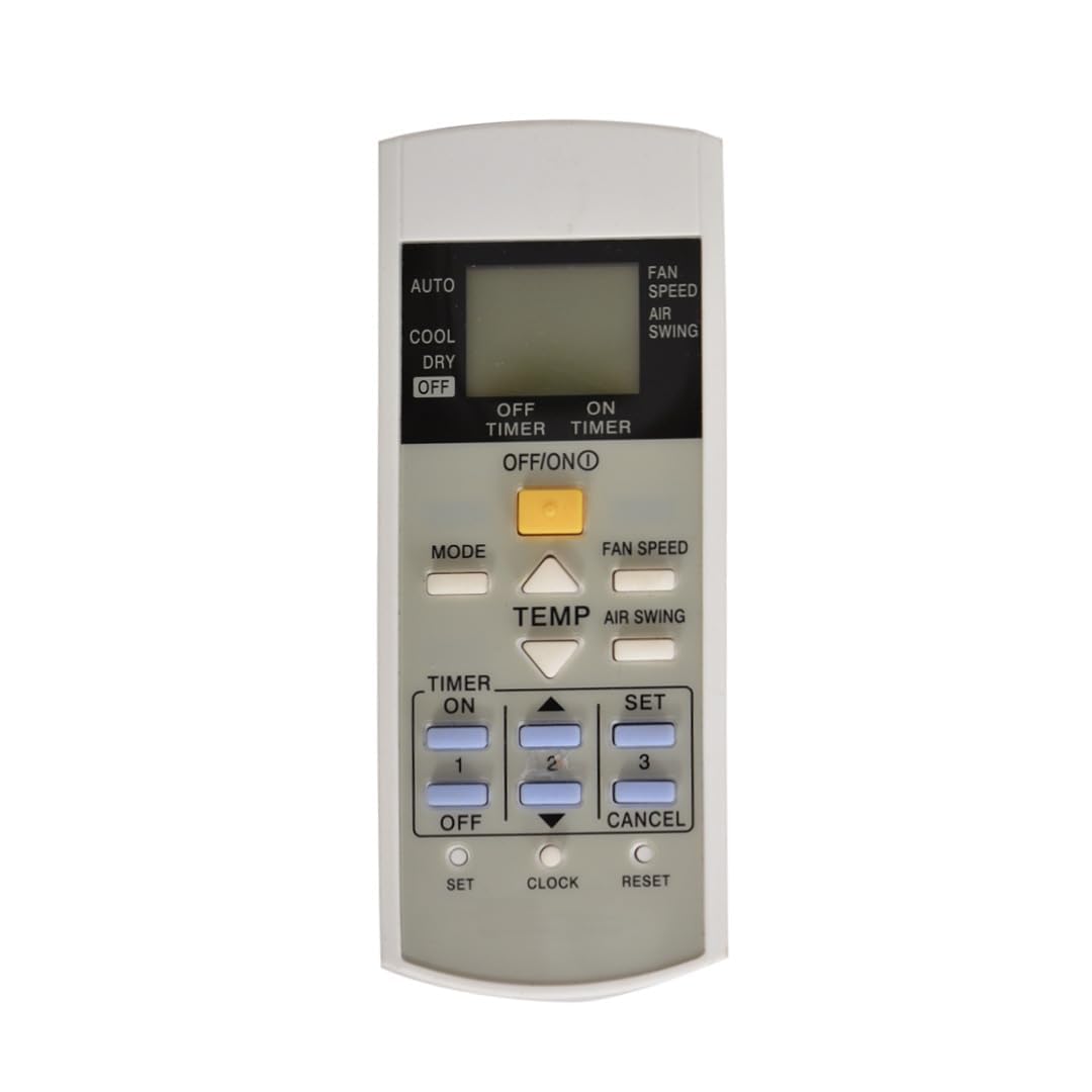 RESORB AC Remote Compatible with Panasonic Air Conditioner, Replacement Remote Control for A75C3297 A75C3625 A75C2817 A75C2841 Models, White, RE 29