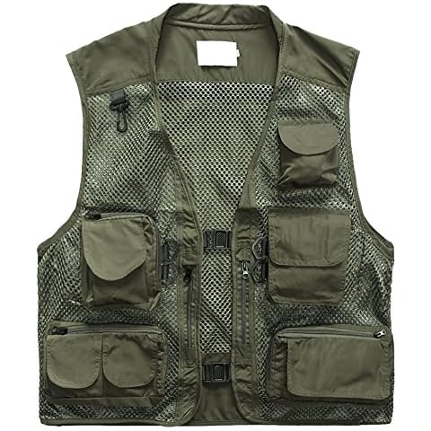 Phorecys Men's Outdoor Hollow Out Vest Cover