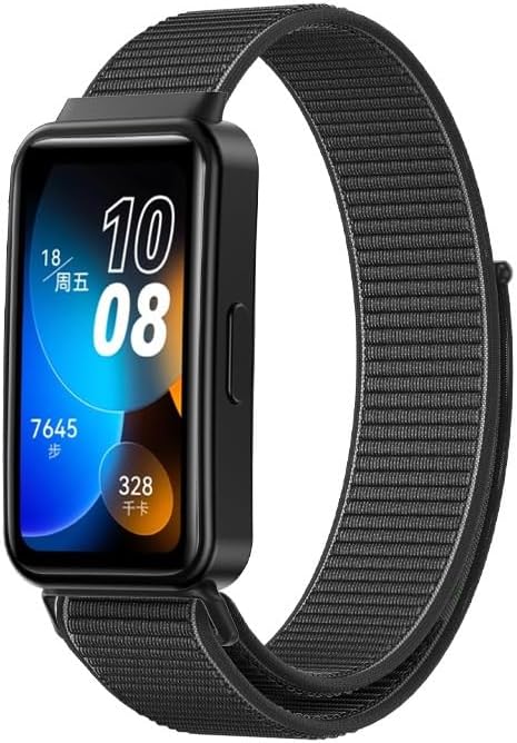 Compatible with Huawei Band 8 Strap, Breathable Nylon Watch Band compatible for Huawei Band 8 Adjustable Strap Replacement Bands