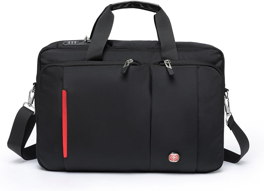 Pasta Bolsa Transversal Masculina Pasta Notebook Antifurto Cadeado