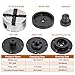 CXRCY 4Inch Lathe Chuck Set for Woodworking, 4-Jaw Self-Centering Wood Lathe Chuck Set with1