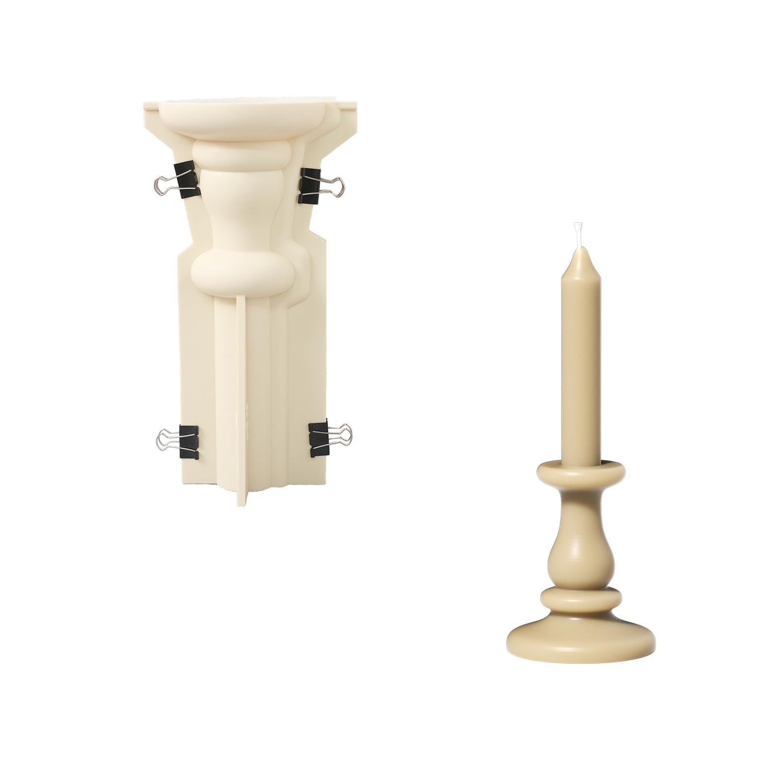Moule silicone bougie pour réussir vos longues bougies pointues