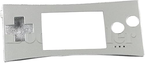 XBERSTAR Frontalino di ricambio per controller Gameboy Micro GBM (argento)